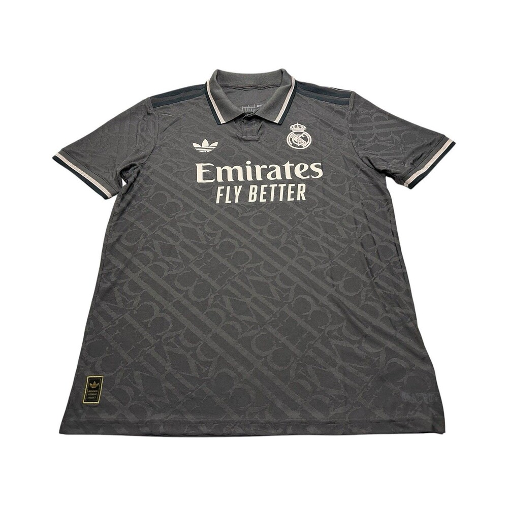 Adidas HEAT.RDY Real Madrid 24/25 Authentic Third Jersey Large IY1761 Charcoal